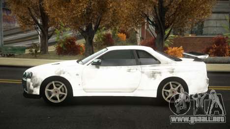 Nissan Skyline R34 Nalyntiny S4 para GTA 4