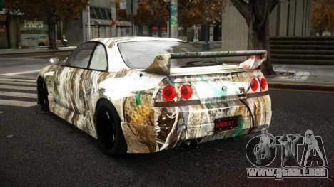 Nissan Skyline R33 Akayen S13 para GTA 4