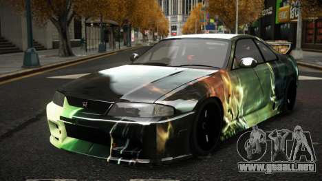 Nissan Skyline R33 Akayen S12 para GTA 4