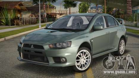 Mitsubishi Lancer Evo X Carrey para GTA San Andreas