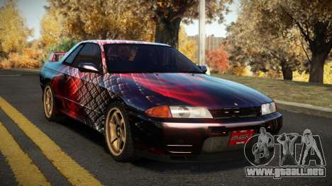 Nissan Skyline R32 Leca S8 para GTA 4