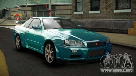Nissan Skyline R34 Nalyntiny S6 para GTA 4