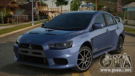 Mitsubishi Lancer Evolution X V1.1 para GTA San Andreas
