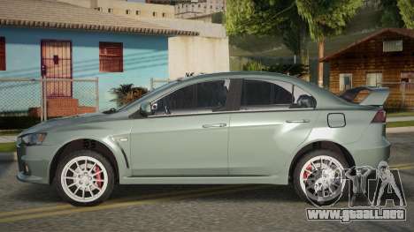 Mitsubishi Lancer Evo X Carrey para GTA San Andreas