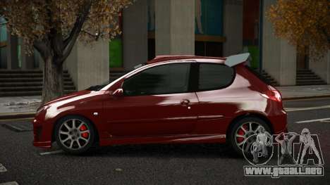 Peugeot 206 Gonruseq para GTA 4
