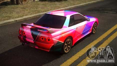 Nissan Skyline R32 Leca S6 para GTA 4