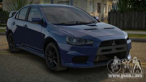Mitsubishi Lancer Evolution X V1.1 para GTA San Andreas