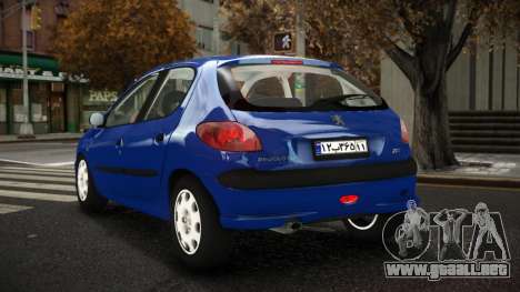 Peugeot 206 Hazopoj para GTA 4