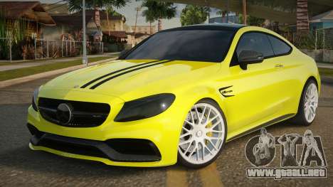 Mercedes-Benz C63S AMG Relergel para GTA San Andreas