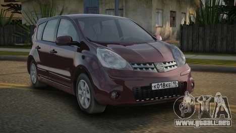 2007 Nissan Note E11 (optimized model) para GTA San Andreas