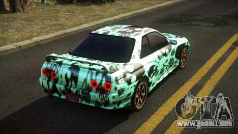 Nissan Skyline R32 Leca S2 para GTA 4