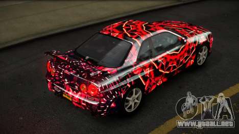 Nissan Skyline R34 Nalyntiny S14 para GTA 4