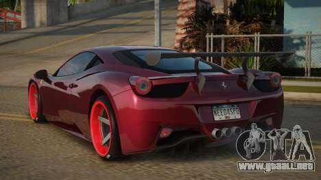 Ferrari 458 Ellarey para GTA San Andreas