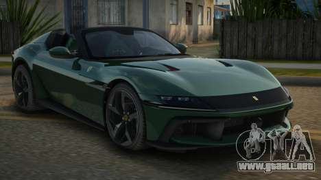 Ferrari 12Cilindri Spider para GTA San Andreas