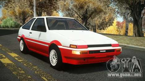 Toyota AE86 Fibe para GTA 4