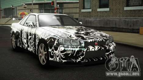 Nissan Skyline R34 Nalyntiny S13 para GTA 4