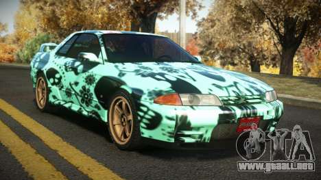 Nissan Skyline R32 Leca S2 para GTA 4