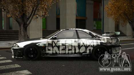 Nissan Skyline R33 Akayen S3 para GTA 4