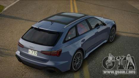 Audi RS6 2020 V1.2 para GTA San Andreas