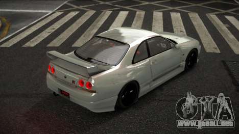 Nissan Skyline R33 Akayen para GTA 4