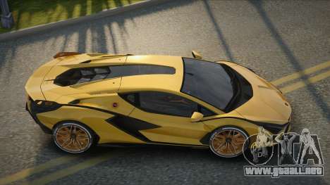 2020 Lamborghini Sian FKP 37 para GTA San Andreas