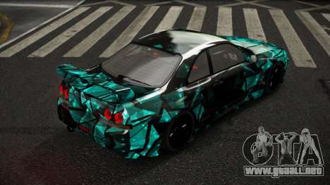 Nissan Skyline R33 Akayen S11 para GTA 4