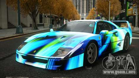 Ferrari F40 Libasan S8 para GTA 4