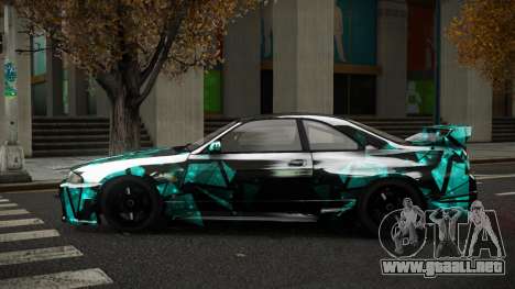 Nissan Skyline R33 Akayen S11 para GTA 4