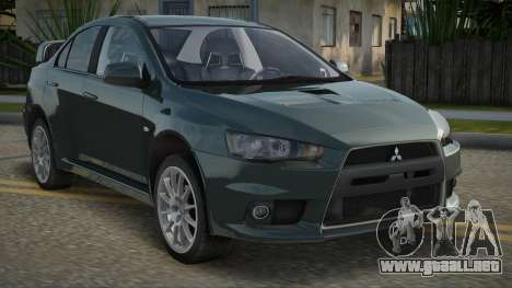 Mitsubishi Lancer Evo X Carrey para GTA San Andreas