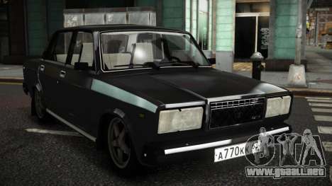 VAZ 2107 Detras para GTA 4