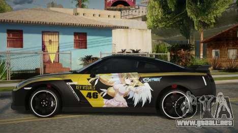 Nissan GTR R35 Aules para GTA San Andreas
