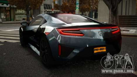 Acura NSX Ganstelos S5 para GTA 4