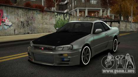 Nissan Skyline R34 Xoven para GTA 4