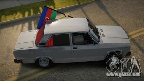 VAZ 2107 Avtosh Azerbaijan Flag para GTA San Andreas