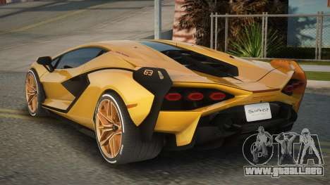 2020 Lamborghini Sian FKP 37 para GTA San Andreas