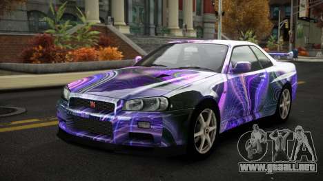 Nissan Skyline R34 Nalyntiny S11 para GTA 4