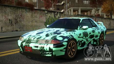 Nissan Skyline R32 Leca S2 para GTA 4
