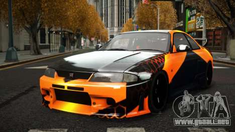 Nissan Skyline R33 Akayen S8 para GTA 4