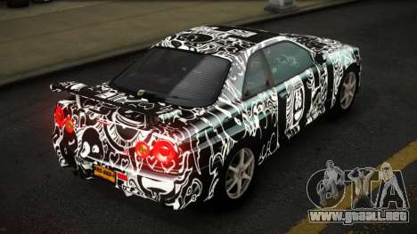 Nissan Skyline R34 Nalyntiny S13 para GTA 4