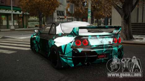 Nissan Skyline R33 Akayen S11 para GTA 4