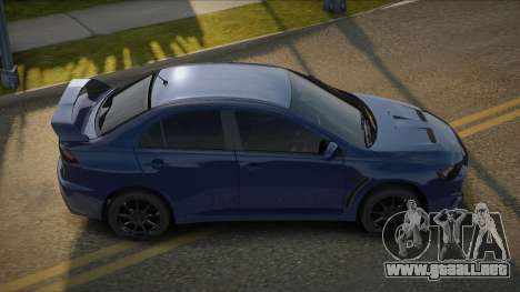 Mitsubishi Lancer Evolution X V1.1 para GTA San Andreas
