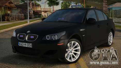 BMW M5 E60 Masah para GTA San Andreas