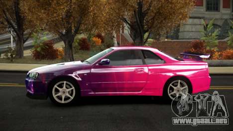 Nissan Skyline R34 Nalyntiny S8 para GTA 4