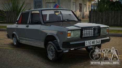 VAZ 2107 Avtosh Azerbaijan Flag para GTA San Andreas
