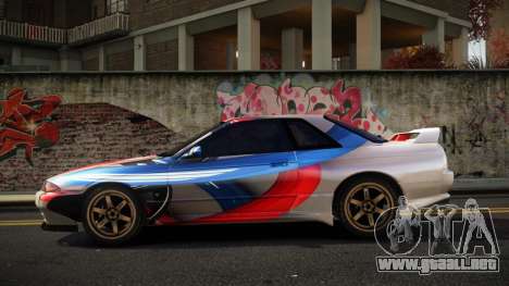 Nissan Skyline R32 Leca S3 para GTA 4