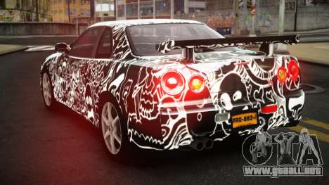 Nissan Skyline R34 Nalyntiny S13 para GTA 4