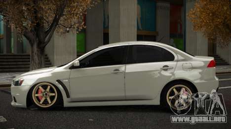Mitsubishi Lancer Evolution X Zuhzipuf para GTA 4