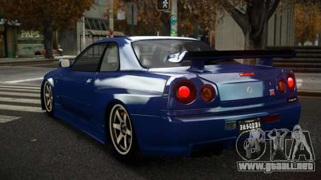 Nissan Skyline R34 Pogyib para GTA 4