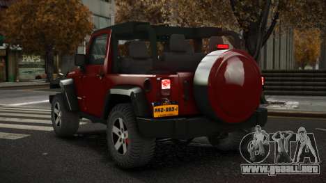 Jeep Wrangler Tozejured para GTA 4