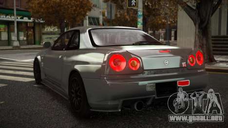 Nissan Skyline R34 Vepej para GTA 4